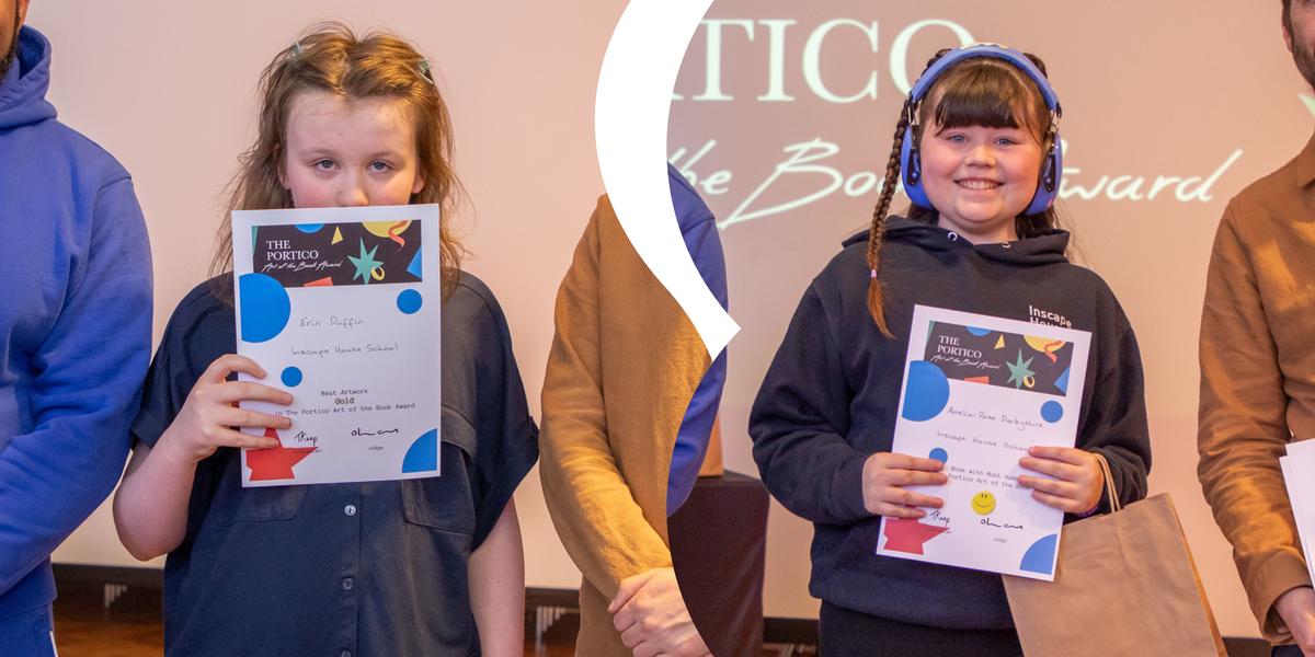 Inscape House School students shine at Portico Art of the Book Award