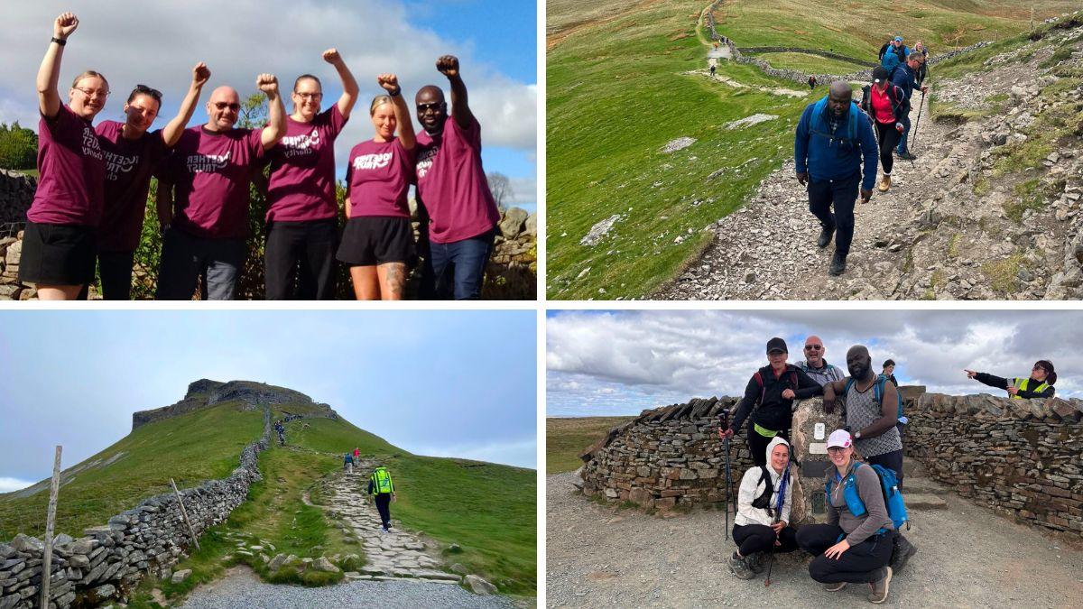 Scaling new heights: Norvent staff conquer Three Peaks for a cause