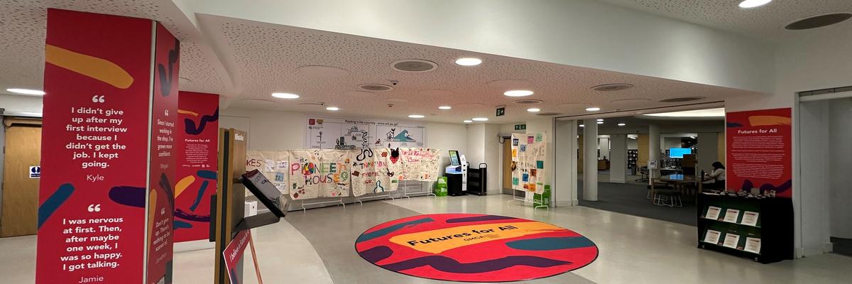 “I want to be a chef when I grow up” – Inscape House School students share careers ambitions in artwork displayed at Manchester Central Library 