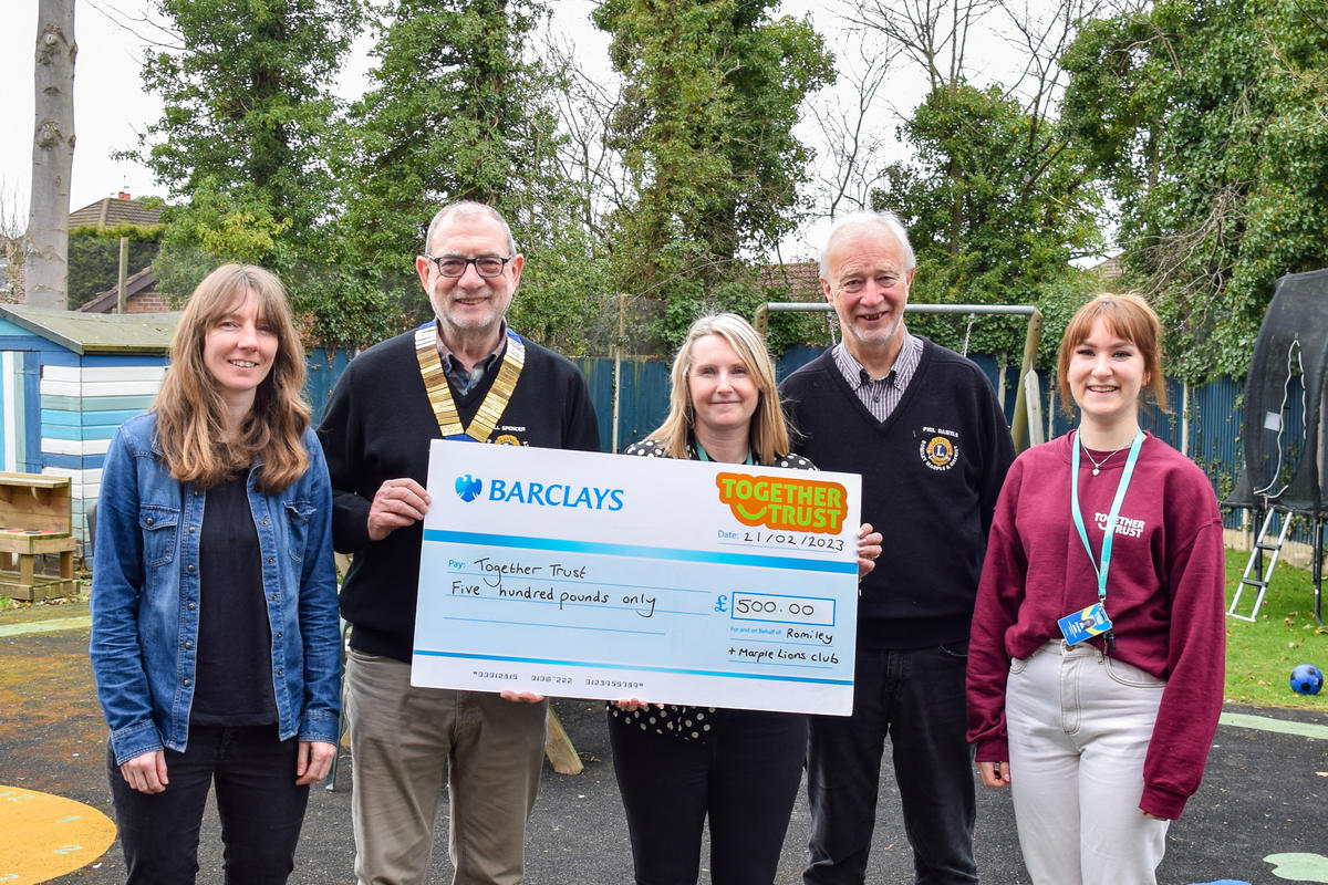 Romiley and Marple Lions Club helps children’s home get a garden makeover