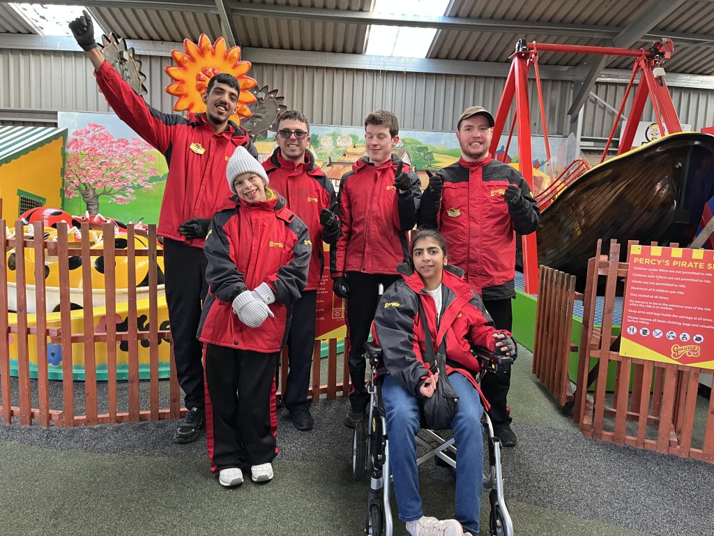 students from our supported internship course