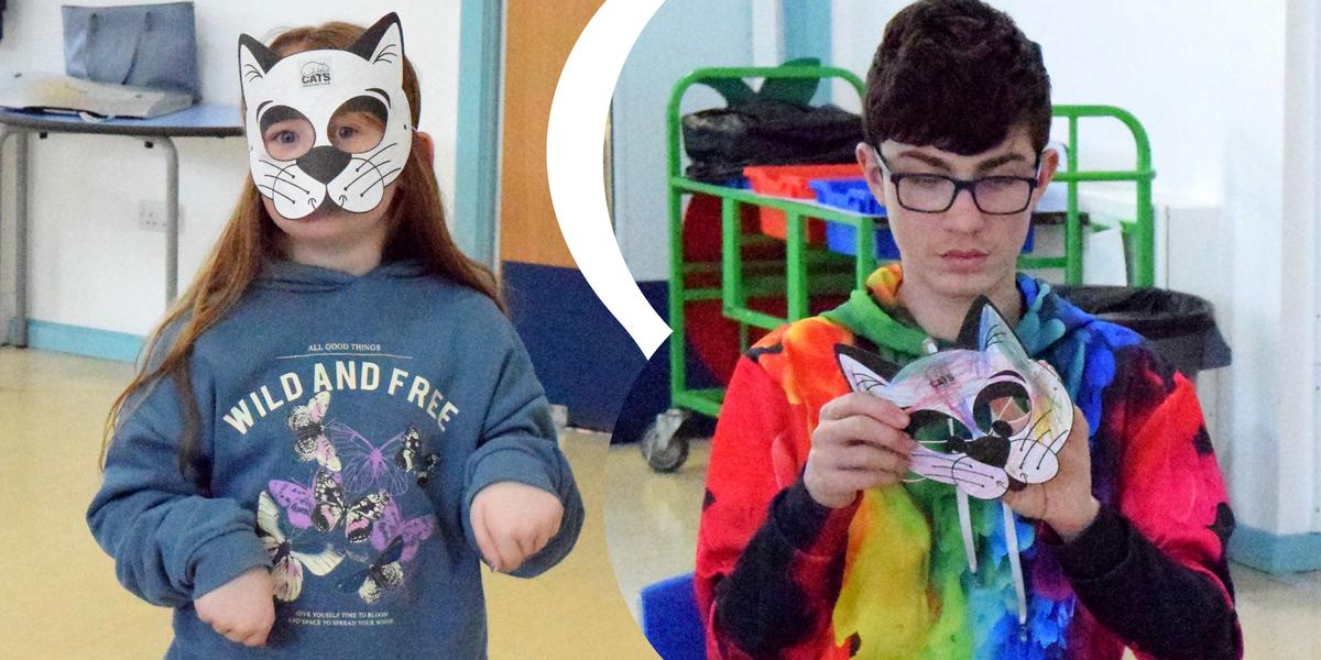Autistic pupils explore feline careers with the UK’s largest cat welfare charity
