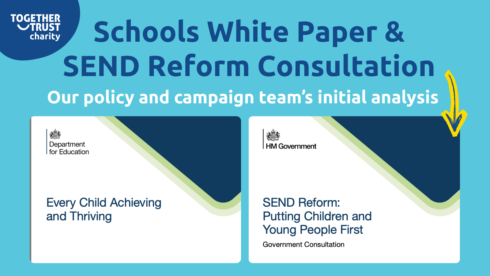 SEND Reform Consultation and the Schools White Paper: Our campaign team’s initial analysis 