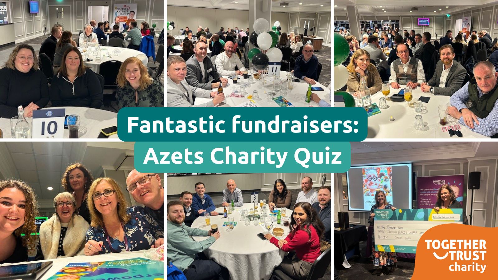 Azets Quiz Night raises over £3,400 for Together Trust