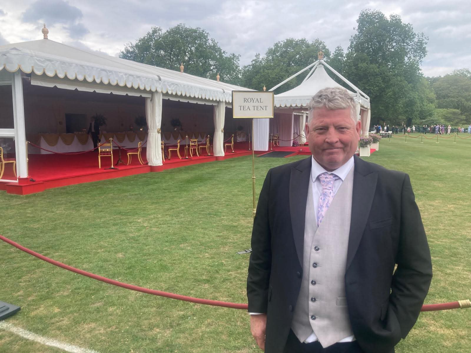 Newbridge Centre’s Ian celebrated at the Buckingham Palace garden party
