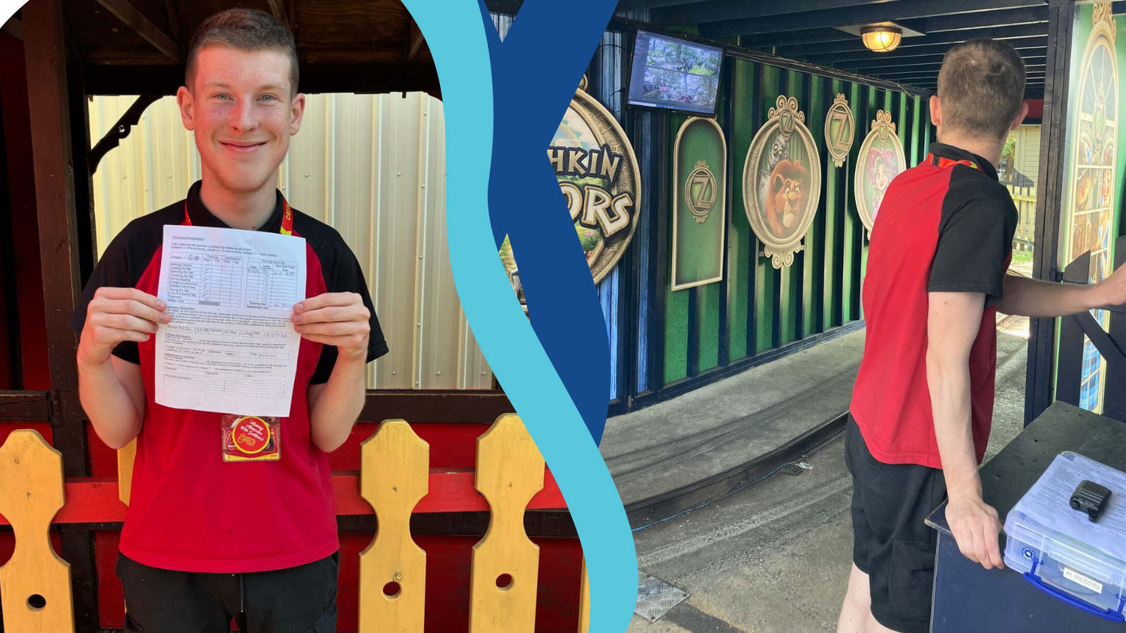 Theme-park enthusiast Noah becomes a solo ride operator