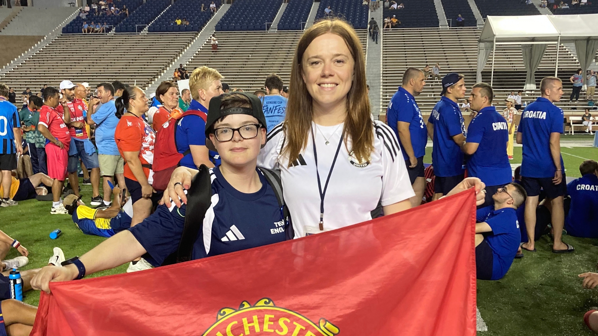 Kyra represents England at international football tournament in Texas