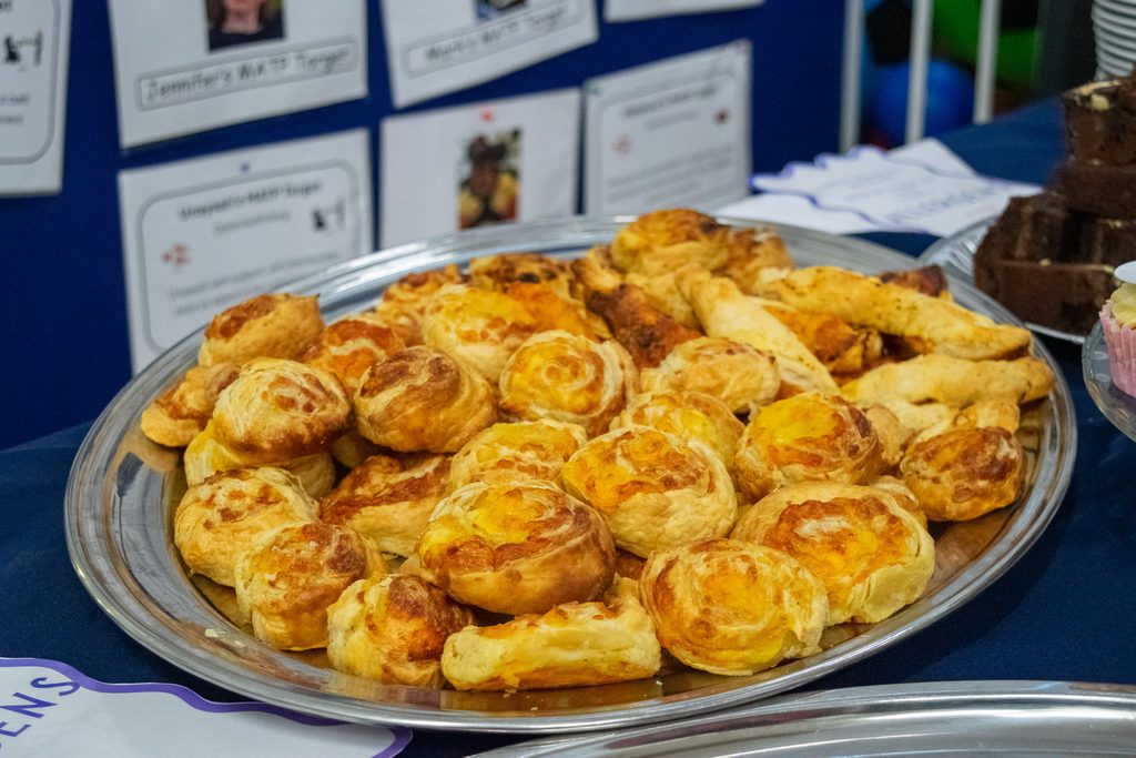 A platter of savoury pastries.