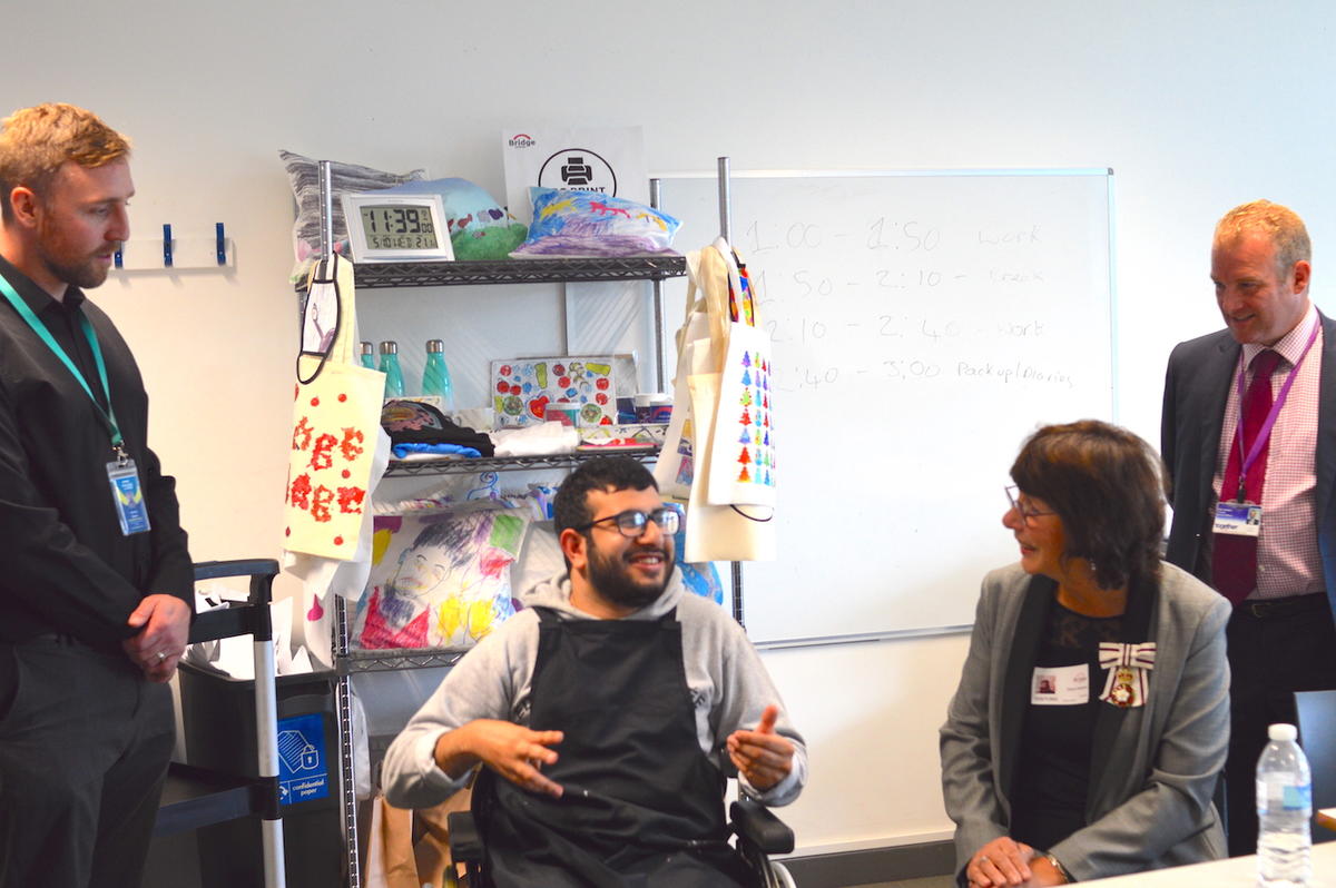 His Majesty’s Lord-Lieutenant of Greater Manchester visits Bridge College