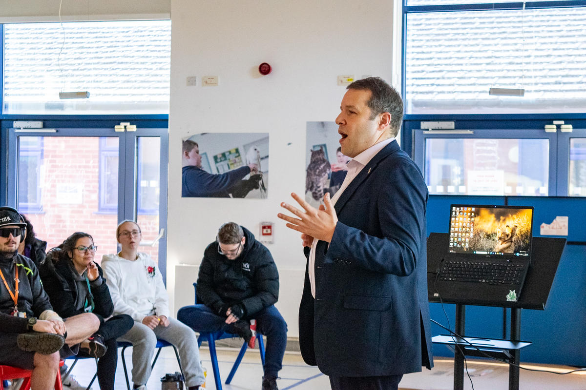 Inscape House School welcomes visit from local MP as part of Parliament Week 